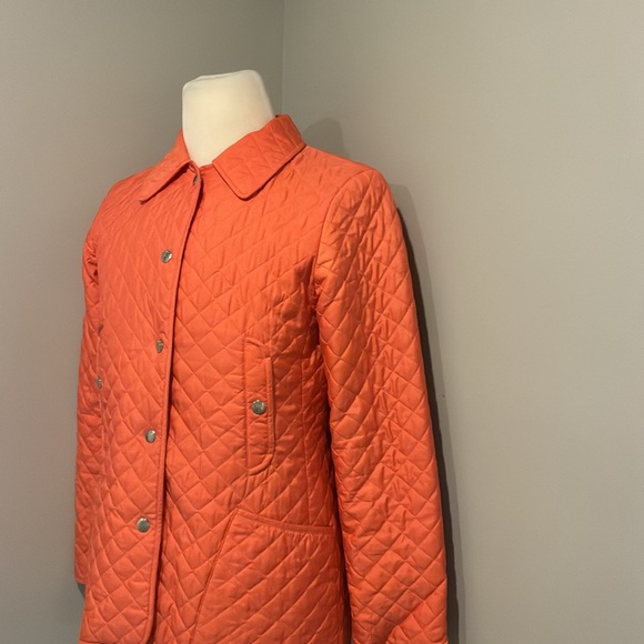 Michael Kors Quilted Orange Jacket - Picture 3 of 6